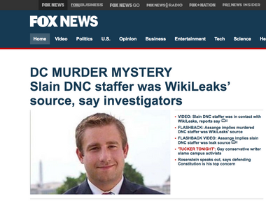 Image for Fox News contributor turns on Fox News after report of a DNC murder conspiracy falls apart