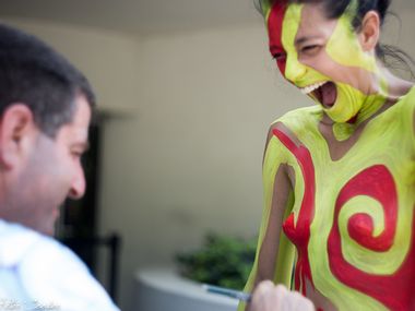 Image for WATCH: The brave nude world of a body-painting artist: 