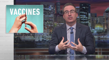 Image for John Oliver debunks anti-vaxxers' myths