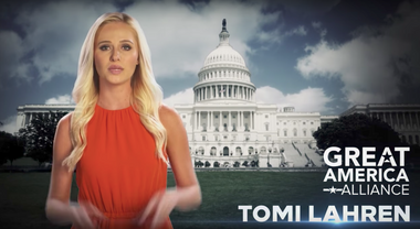 Image for Here's Tomi Lahren making her debut for a pro-Trump organization