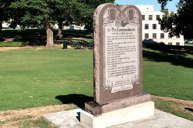 Ten Commandments Arkansas