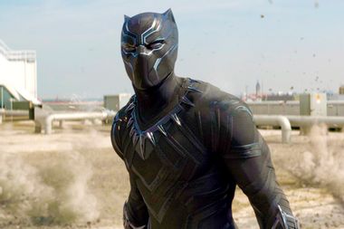 Chadwick Boseman as Black Panther in "Captain America: Civil War"