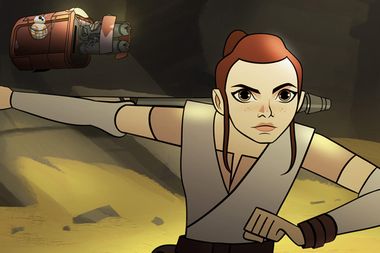 Rey in Star Wars: Forces of Destiny