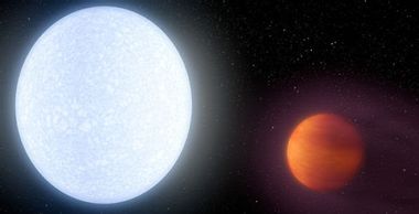 Image for Astronomers discover a planet so hot that it glows like a star