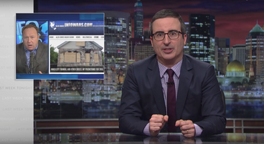 Image for Alex Jones, the pharmacist: John Oliver explores how Infowars is pretty much a glorified pharmacy