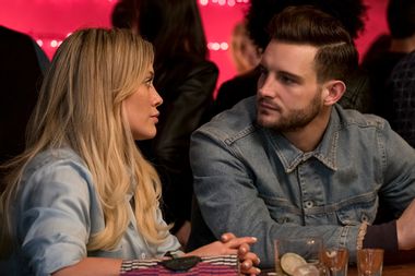 Hilary Duff and Nico Tortorella in "Younger"