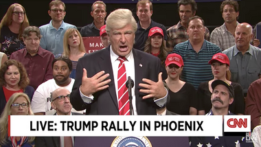 Image for Alec Baldwin tells us about the real victim of Charlottesville: Donald Trump