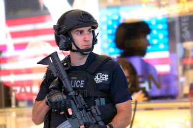 Heavily Armed Police Officer