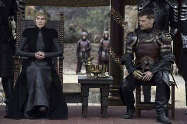 Lena Headey and Nikolaj Coster-Waldau in "Game of Thrones"