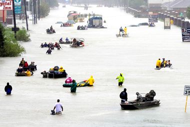 Harvey Flood evacuees