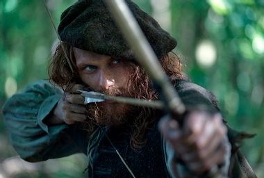 Sam Heughan as Jamie Fraser in "Outlander"