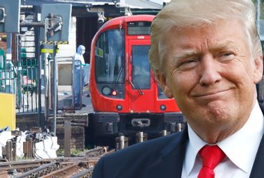Donald Trump; Britain Subway Incident