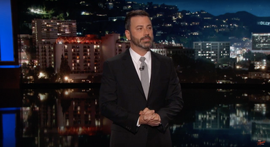 Image for An emotional Jimmy Kimmel blasts Congress after Las Vegas shooting