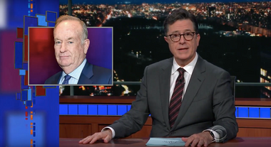 Image for Watch late-night TV hit Fox News for re-signing Bill O'Reilly after $32 million settlement