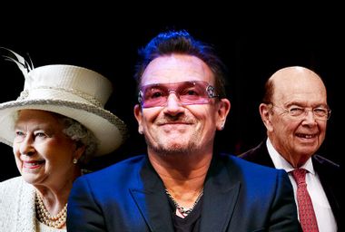 Queen Elizabeth; Bono; Wilbur Ross