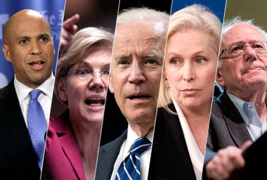 Cory Booker; Elizabeth Warren; Joe Biden; Kirsten Gillibrand; Bernie Sanders