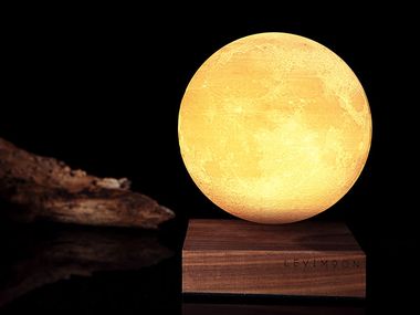 Image for This magical levitating light looks just like the moon