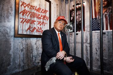 Image for Artists transformed a Trump hotel suite into an art exhibit with rats