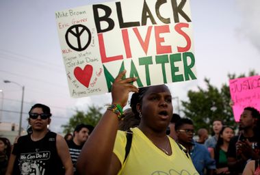 Black Lives Matter Protester