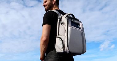 Image for This solar-powered backpack is loaded with features