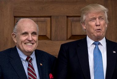 Rudy Giuliani and Donald Trump