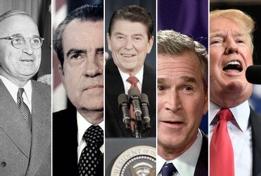 Harry S. Truman; Richard Nixon; Ronald Reagan; George W. Bush; Donald Trump