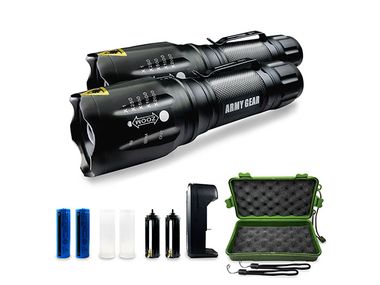 Image for Save 75% on these military-grade tactical flashlights