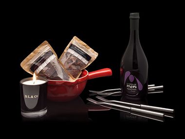 Image for Enjoy a night in with this chocolate and fondue set