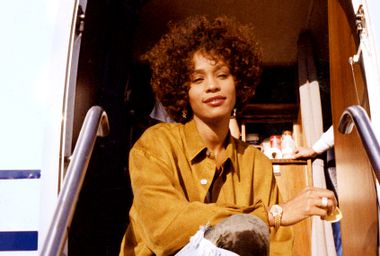A photo of Whitney Houston from the film "Whitney"