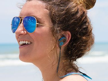 Image for Work out anytime with these all-weather wireless earbuds