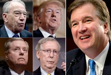 Chuck Grassley; Donald Trump; Lindsey Graham; Mitch McConnell; Brett Kavanaugh