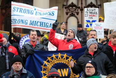 Michigan Union Rally