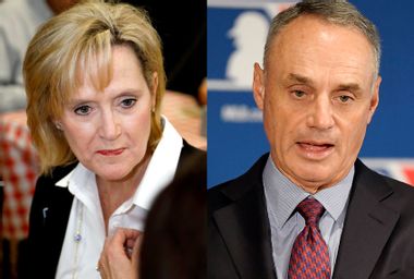 Cindy Hyde-Smith; Rob Manfred