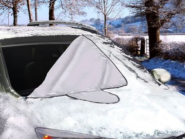 Image for These reversible protectors help protect your car from snow