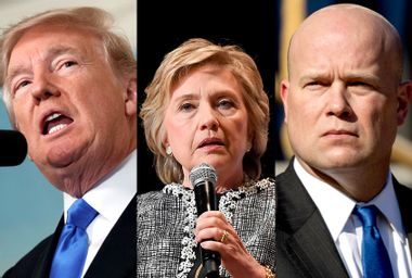 Donald Trump; Hillary Clinton; Matt Whitaker