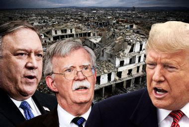 Mike Pompeo; John Bolton; Donald Trump; Destruction in Syria