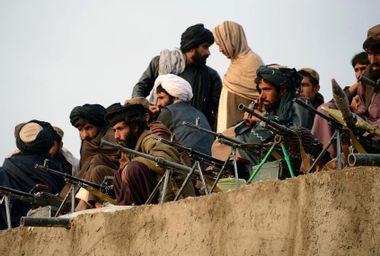Afghan Taliban fighters