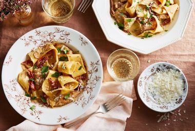 Image for A simple creamy chicken pasta special enough for my husband's birthday