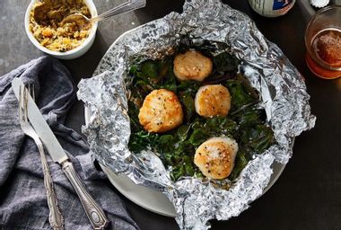 Image for Buttery foil-packet scallops are my favorite 