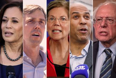 Kamala Harris; Beto O'Rourke; Elizabeth Warren; Cory Booker; Bernie Sanders