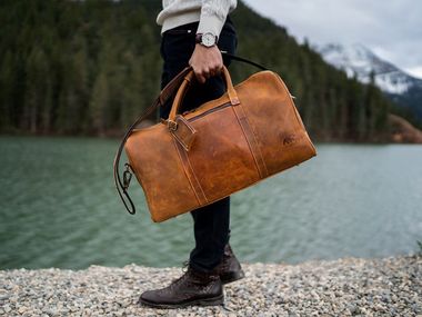 Image for Travel in style with these heirloom-quality leather bags