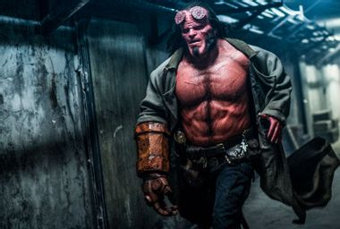 David Harbour as Hellboy in "Hellboy"