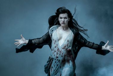 Milla Jovovich as Nimue the Blood Queen in "Hellboy"