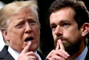 Donald Trump; Jack Dorsey