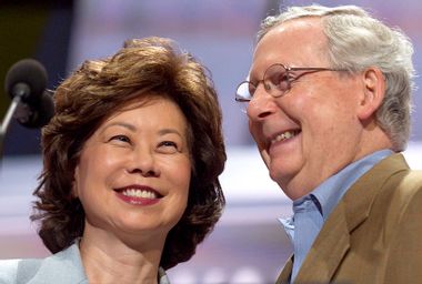 Elaine Chao; Mitch McConnell