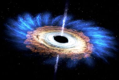 Image for Astronomers just saw a black hole eat a neutron star