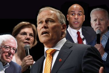 Image for Eight Democrats will be onstage at a climate change town hall — just not the one who focuses on it