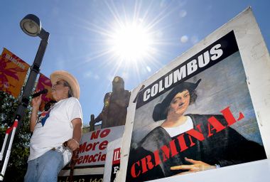 Columbus Day Protest; Indigenous Peoples Day