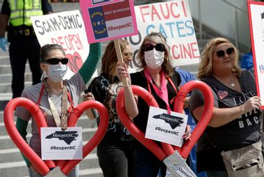 Lockdown Protest; Coronavirus; Raleigh