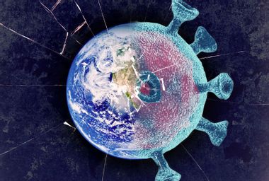 The world is shattered by the coronavirus pandemic